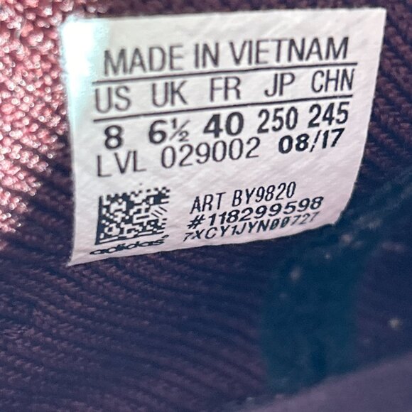 Adidas NMD XR1 Womens Size 8 Running Shoes Knit Sneakers Burgundy Red Boost Walk - Picture 11 of 13